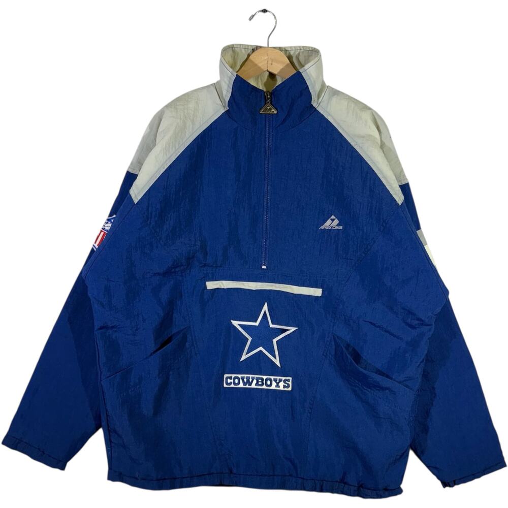 Vintage Apex Dallas Cowboys 1/2 Zip Windbreaker XXL